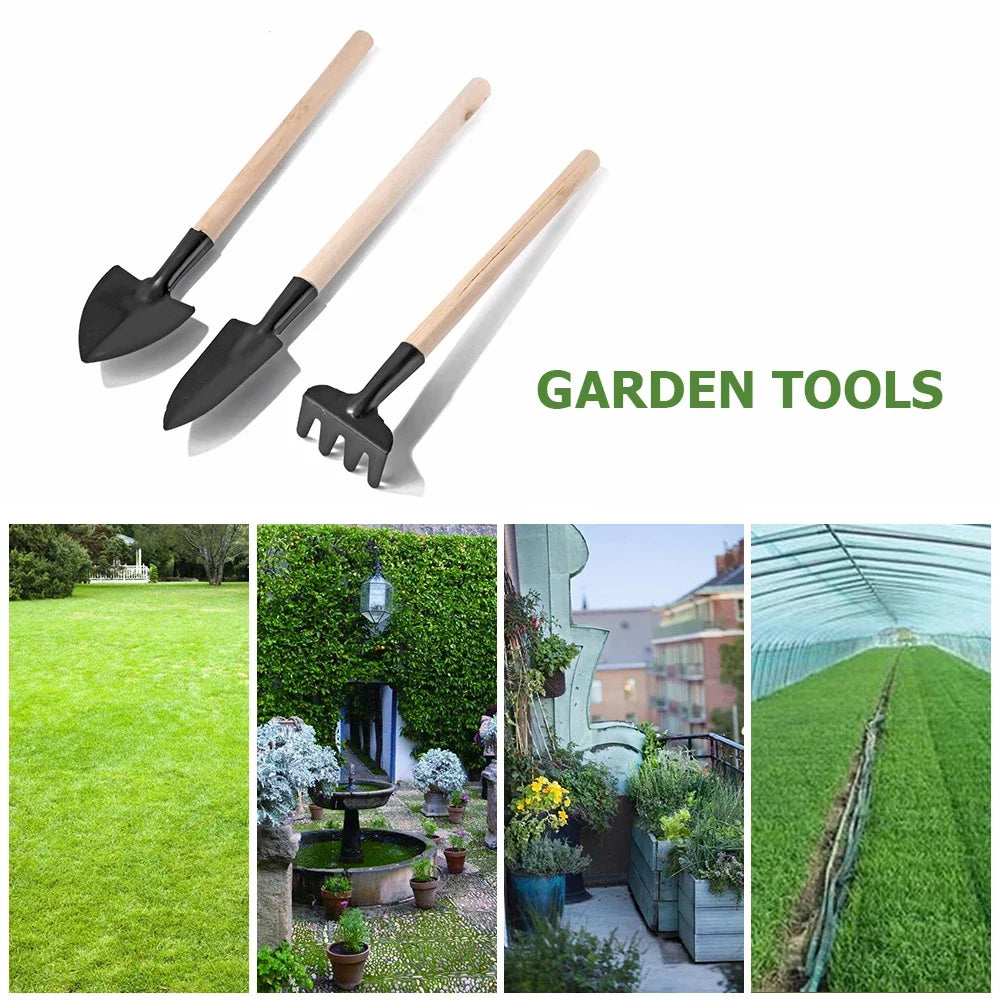 Set attrezzi da giardinaggio MiniGarden Pro compatto ed ergonomico per piante in vaso e bonsai