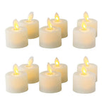 Set candele LED Aurora con stoppino mobile