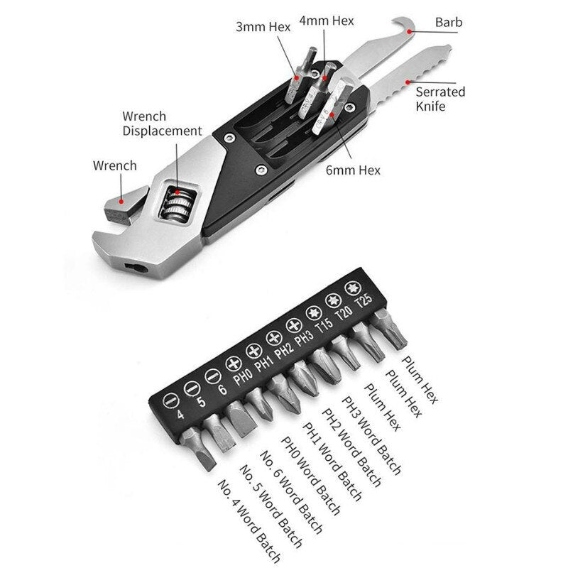 Set chiavi pieghevoli in acciaio inox Pro Expert