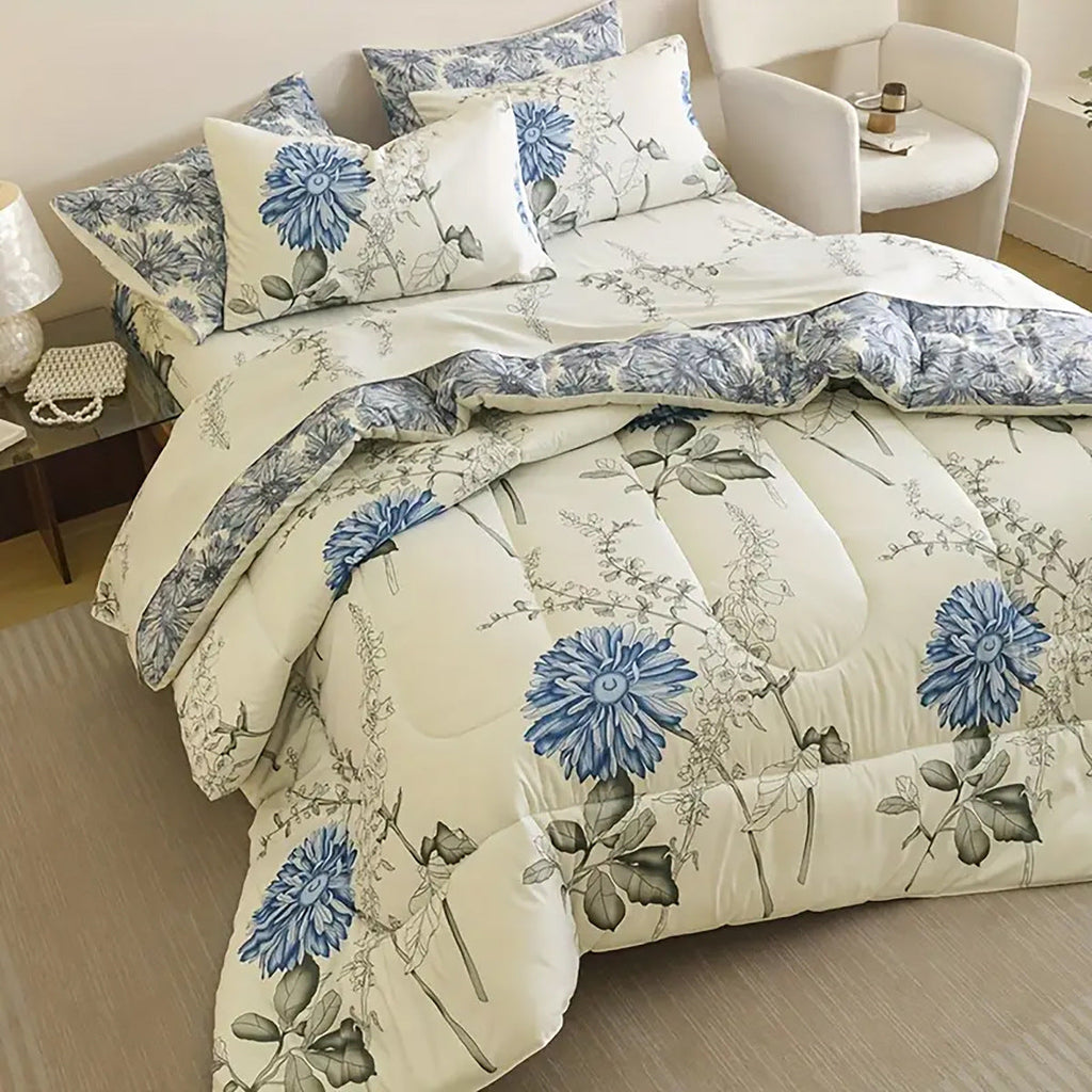 Set copripiumino floreale elegante