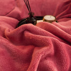 Set copripiumino in velluto felpato PlushHaven