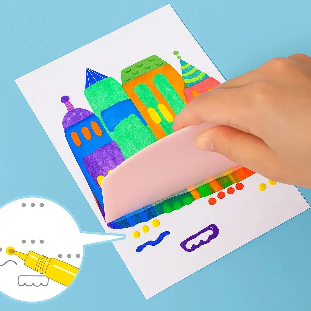 Set creativo per dipingere senza sporcare – colori magici per bambini