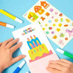Set creativo per dipingere senza sporcare – colori magici per bambini