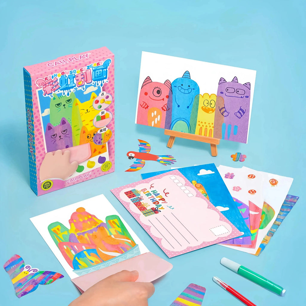Set creativo per dipingere senza sporcare – colori magici per bambini