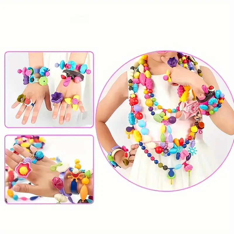 Set creativo perline per gioielli bambini