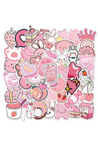 Set di adesivi rosa