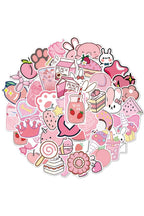 Set di adesivi rosa