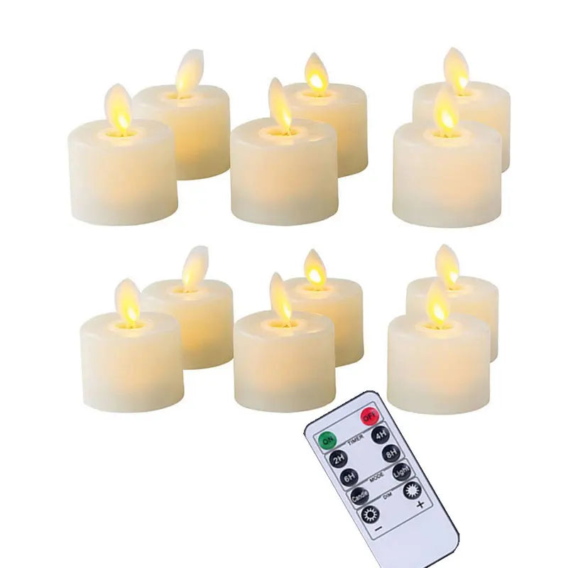 Set di candele LED con telecomando