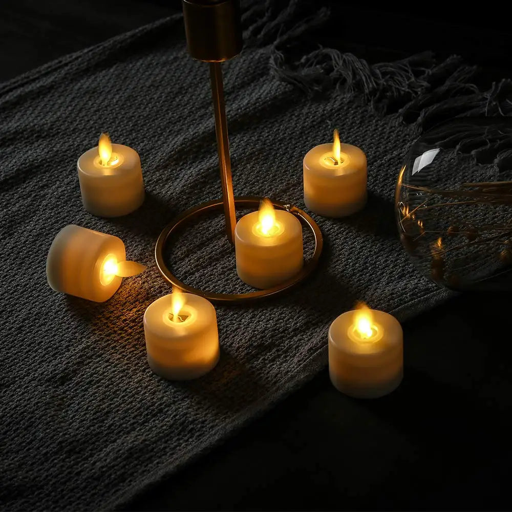 Set di candele LED con telecomando