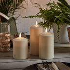 Set di candele LED impermeabili per esterno
