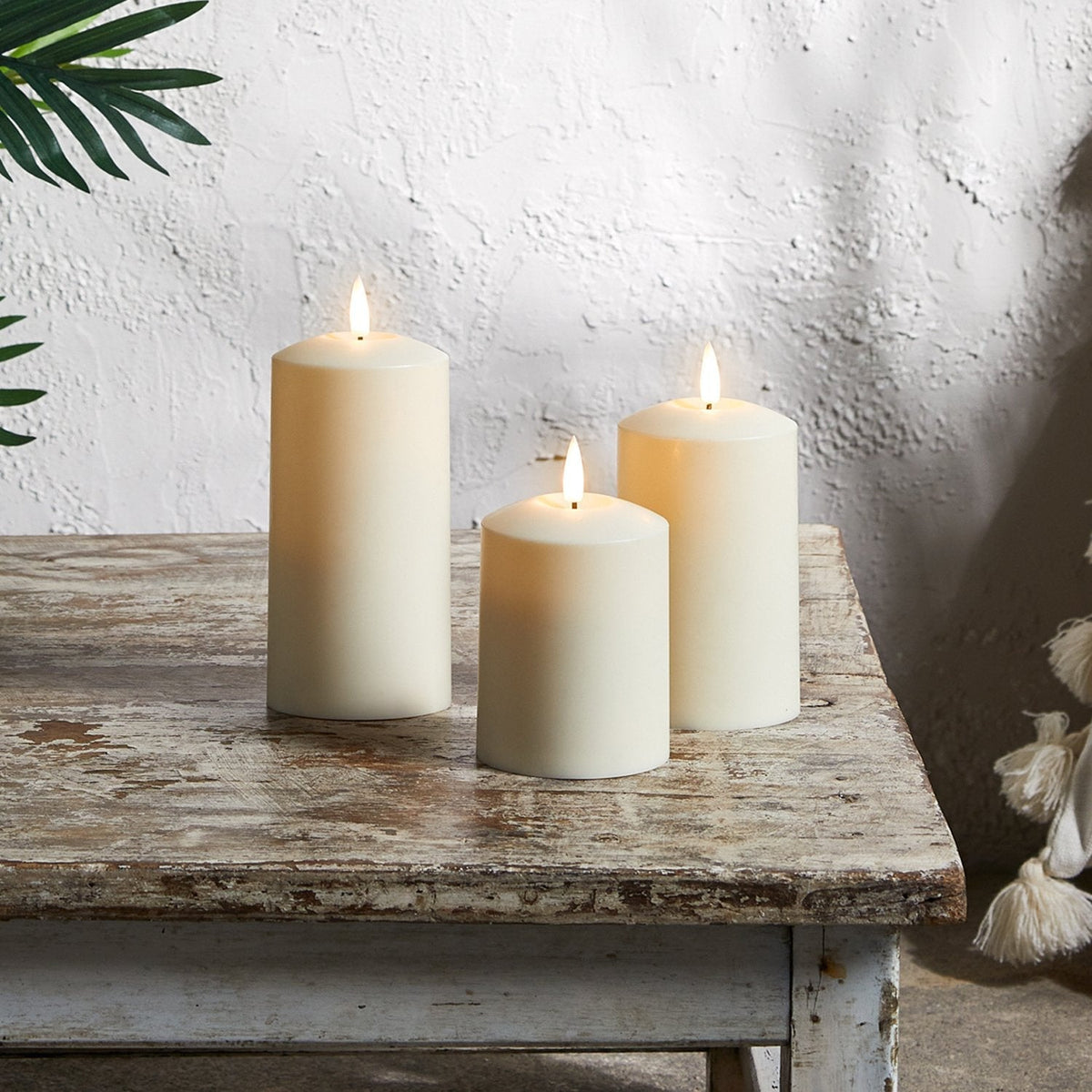 Set di candele LED impermeabili per esterno