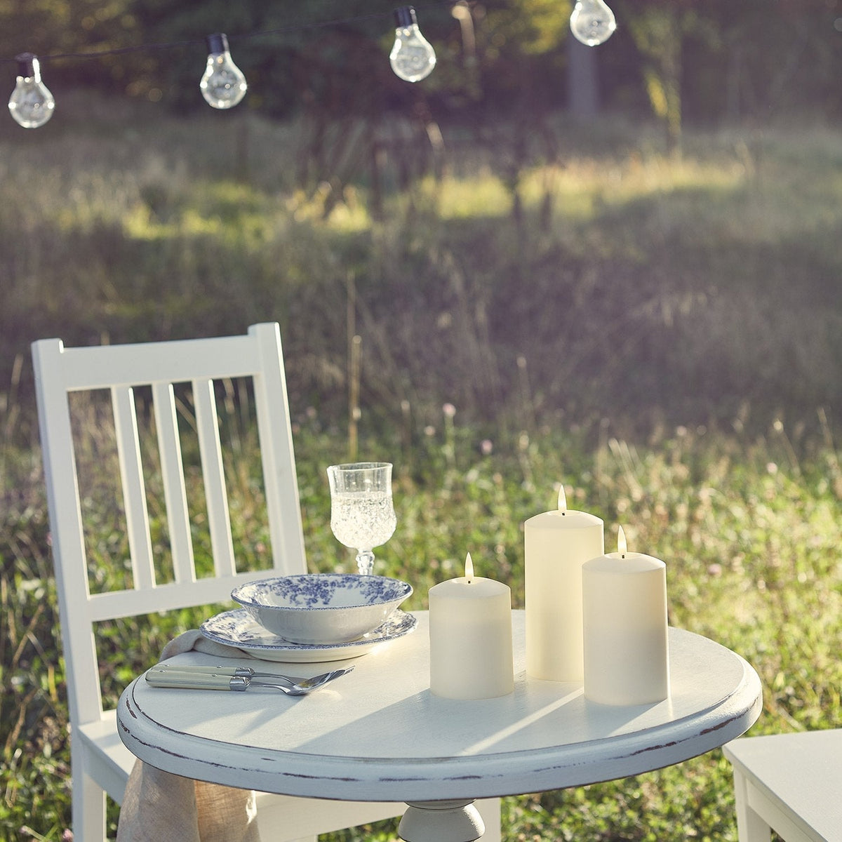 Set di candele LED impermeabili per esterno