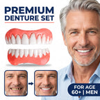 Set di dentiere termoadattabili di grado medico (superiore e inferiore)
