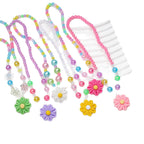 Set di gioielli giocosi con ciondolo a fiore