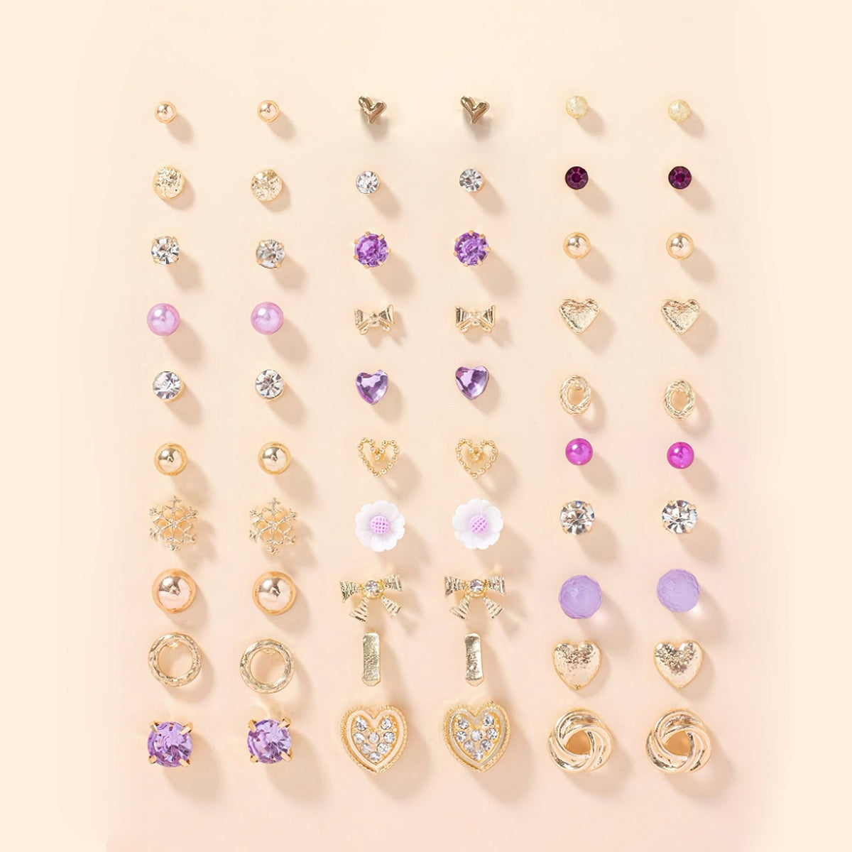 Set di orecchini eleganti