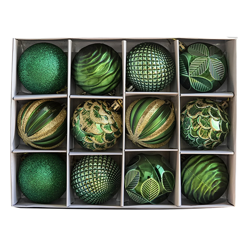Set di palline natalizie artistiche di lusso