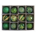 Set di palline natalizie artistiche di lusso