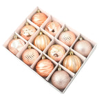 Set di palline natalizie artistiche di lusso