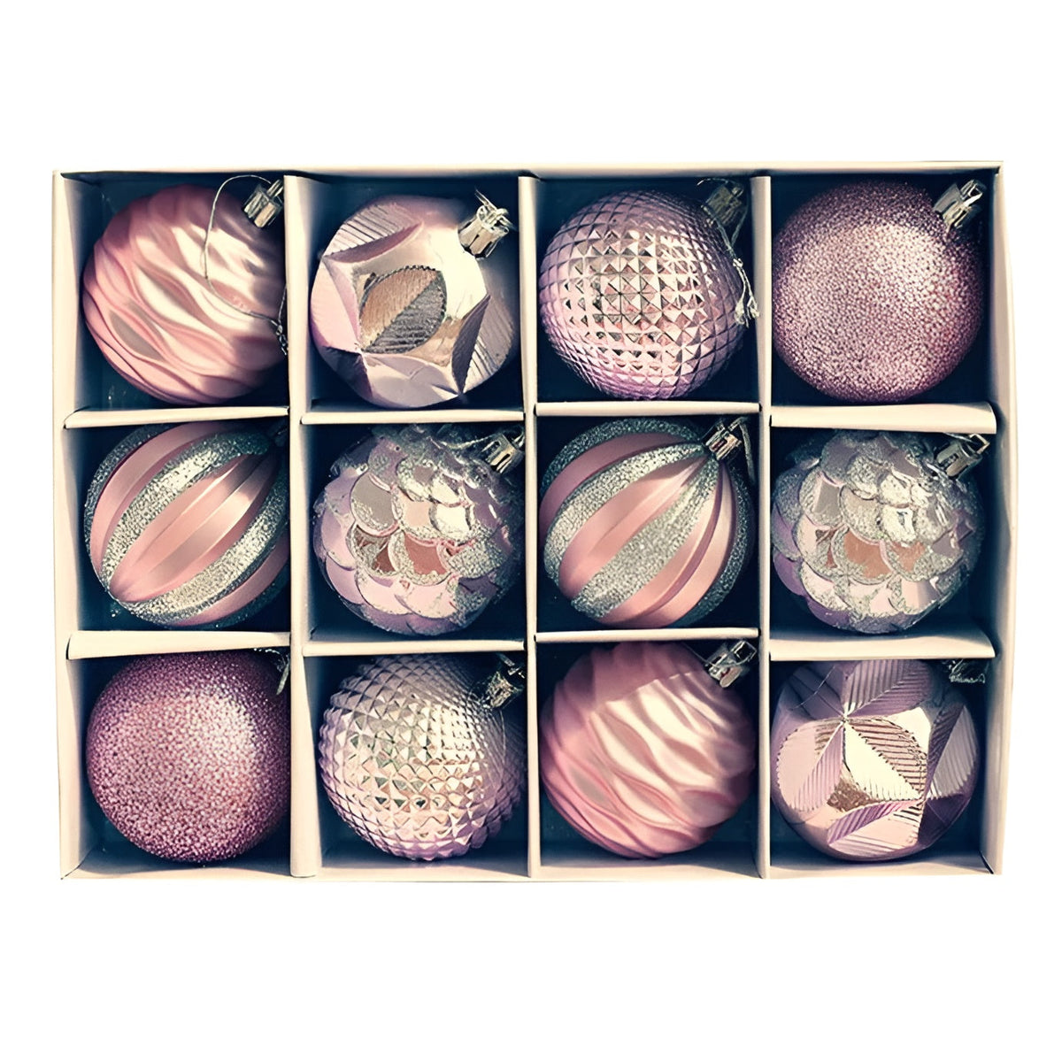 Set di palline natalizie artistiche di lusso