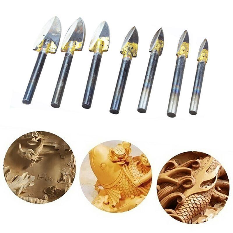 Set di punte per sculture in legno