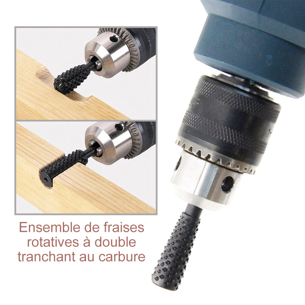 Set di punte rotative in lega (10 pezzi)