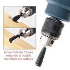 Set di punte rotative in lega (10 pezzi)
