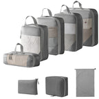 Set di sacche compressione da viaggio