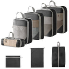 Set di sacche compressione da viaggio