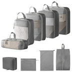 Set di sacche compressione da viaggio
