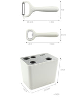 Set di utensili da cucina eleganti e resistenti