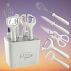 Set di utensili da cucina eleganti e resistenti