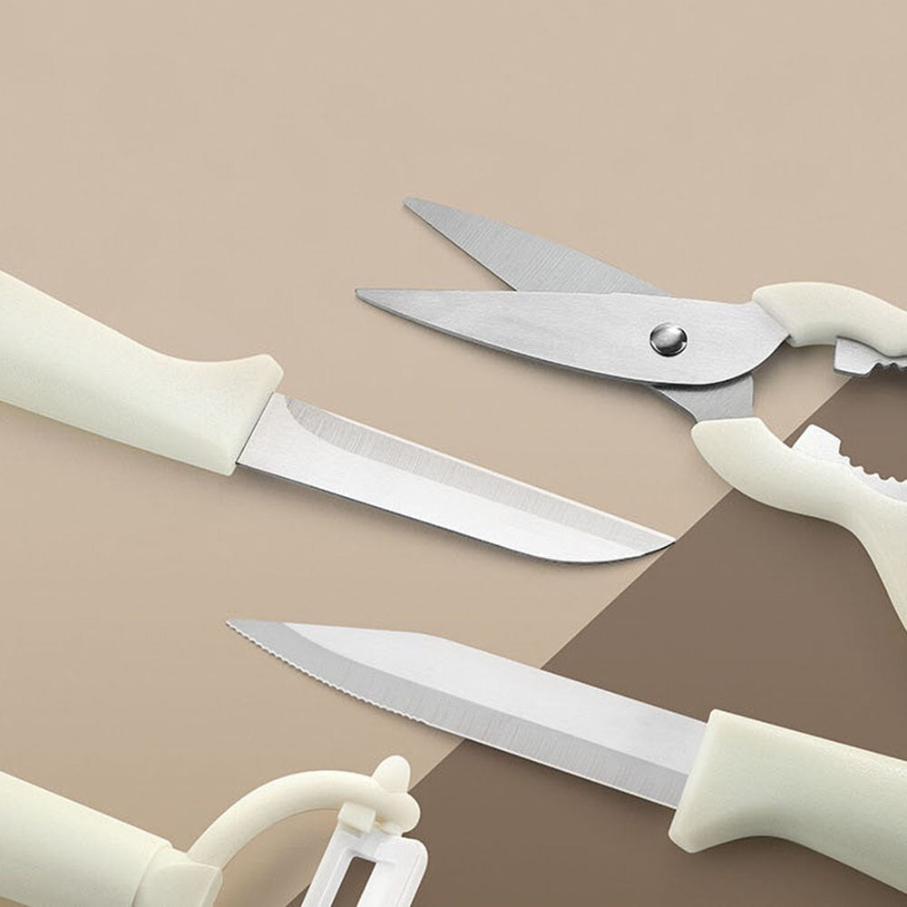 Set di utensili da cucina eleganti e resistenti