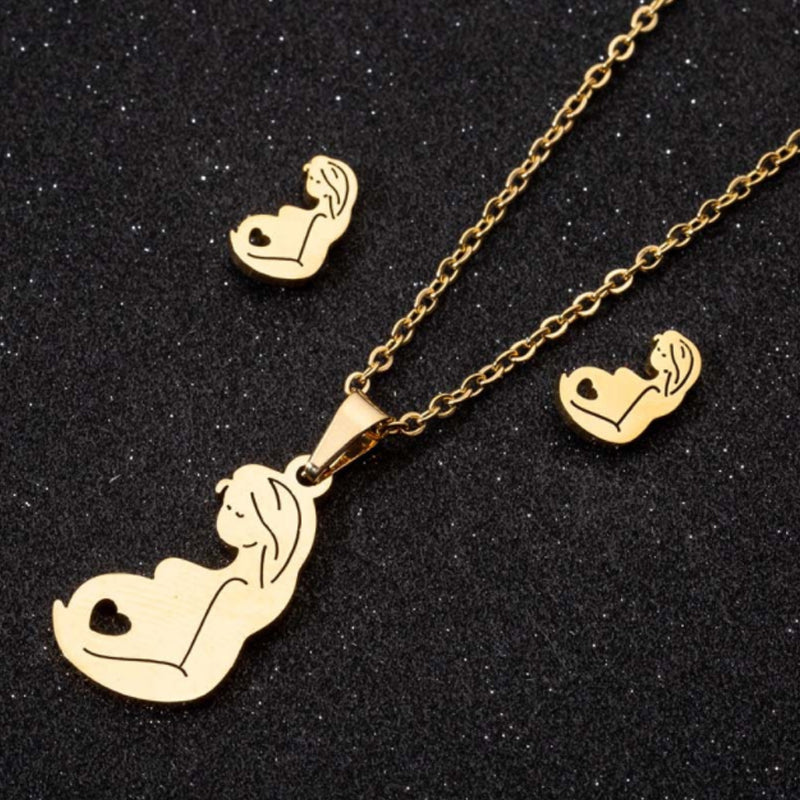 Set gioielli per la mamma – collana e orecchini