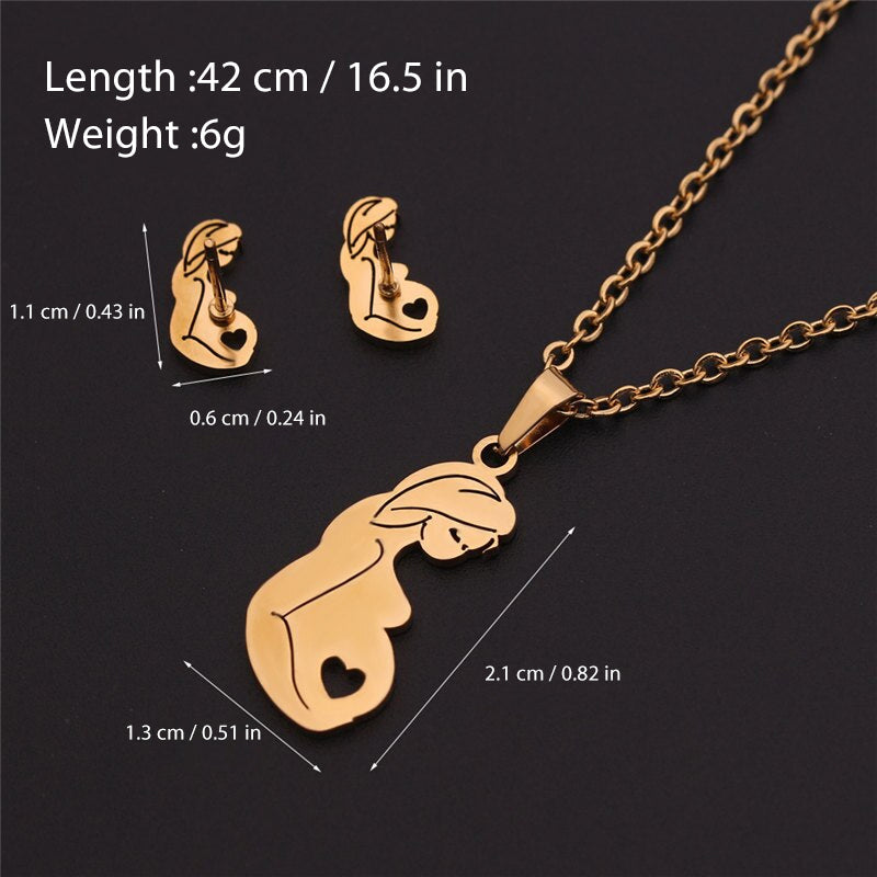 Set gioielli per la mamma – collana e orecchini