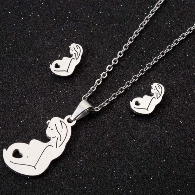Set gioielli per la mamma – collana e orecchini