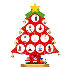 Set mini albero di Natale in legno fai da te