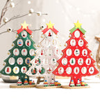 Set mini albero di Natale in legno fai da te