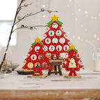 Set mini albero di Natale in legno fai da te