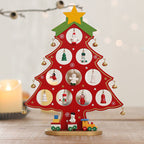 Set mini albero di Natale in legno fai da te
