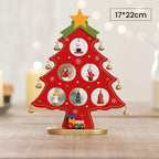 Set mini albero di Natale in legno fai da te