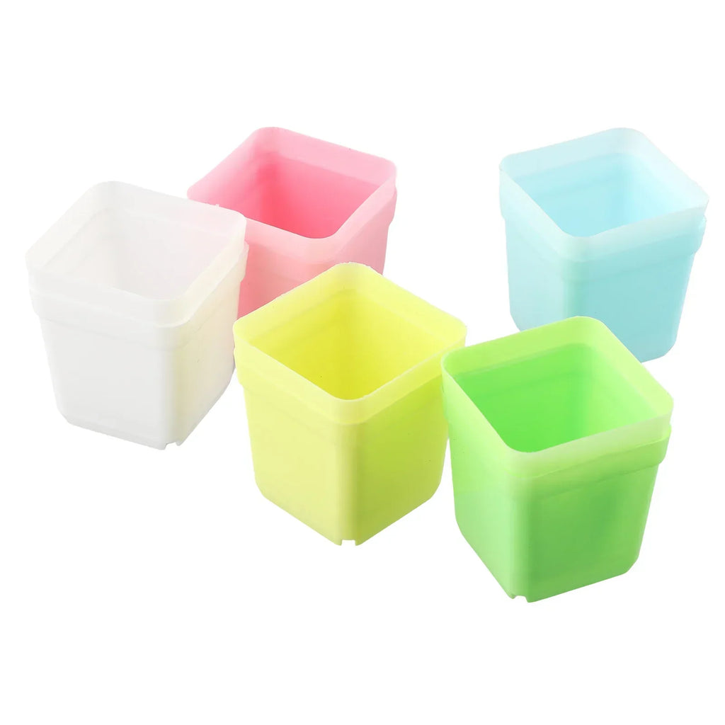 Set di mini vasi colorati Bloomigo — resistenti e ventilati per balcone e interno