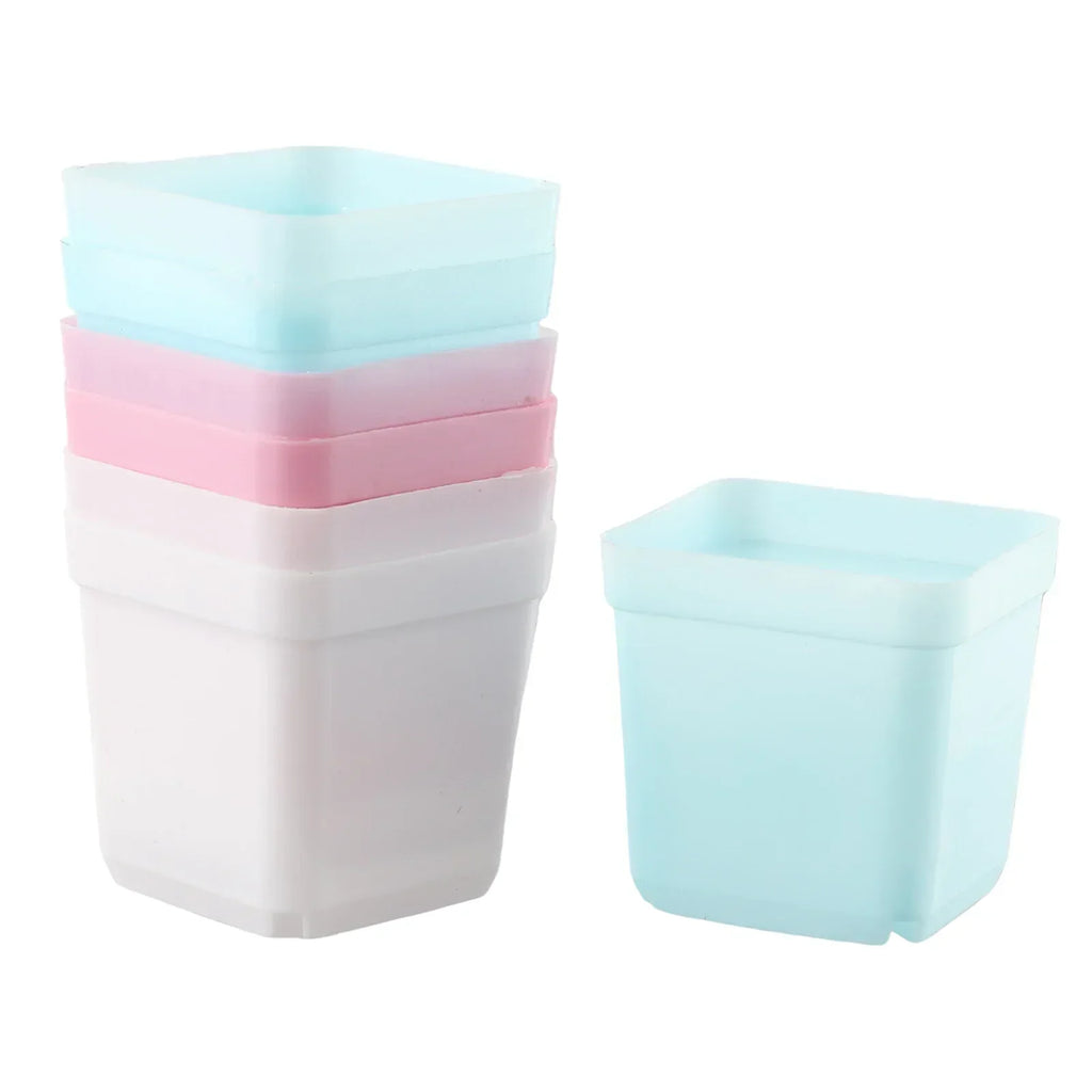 Set di mini vasi colorati Bloomigo — resistenti e ventilati per balcone e interno