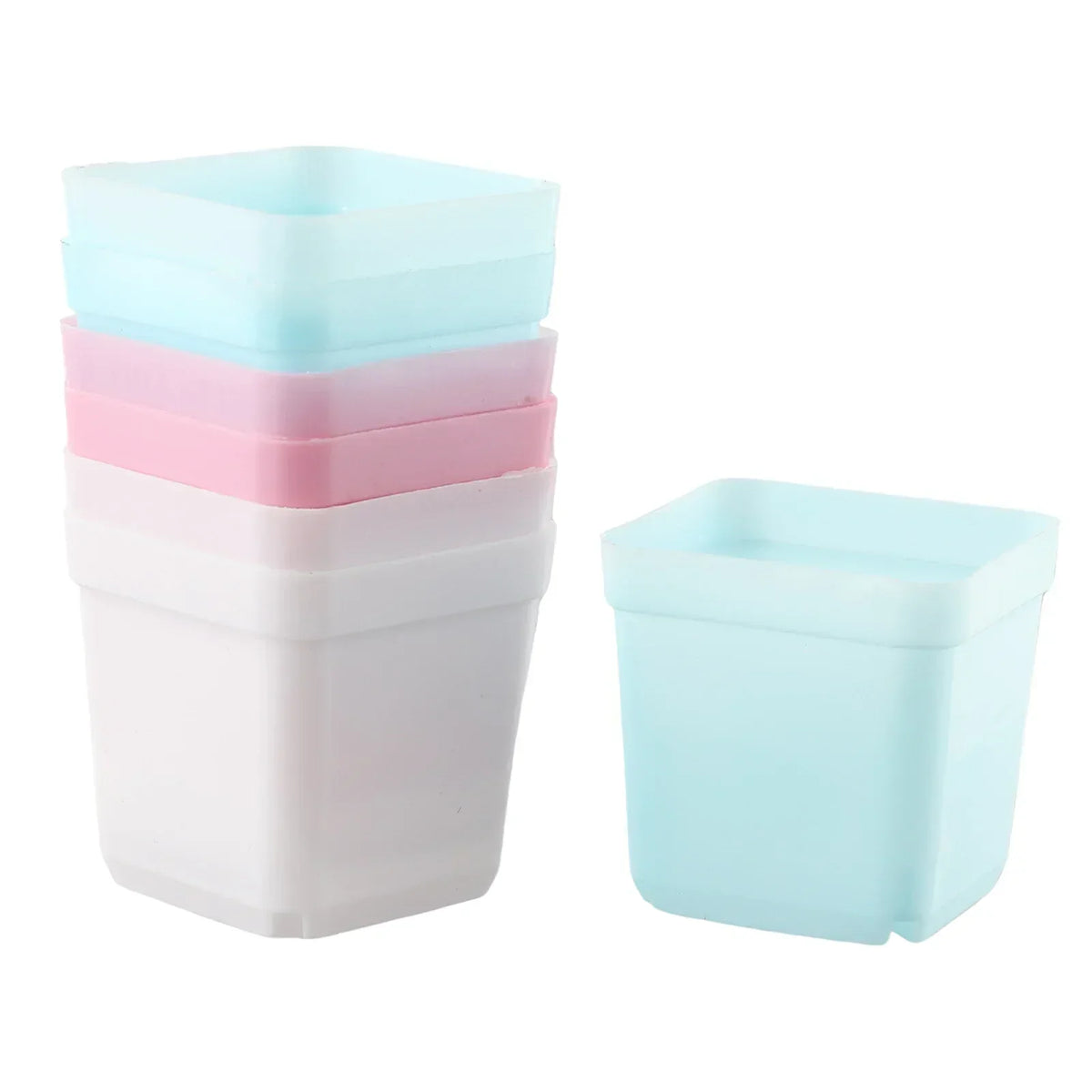 Set di mini vasi colorati Bloomigo — resistenti e ventilati per balcone e interno