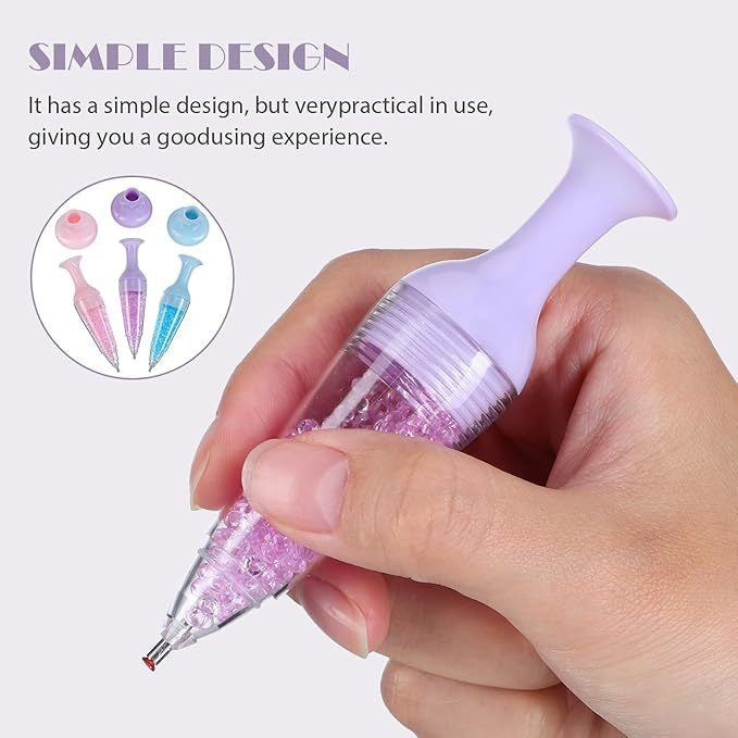 Set penne per diamond painting con cristalli scintillanti