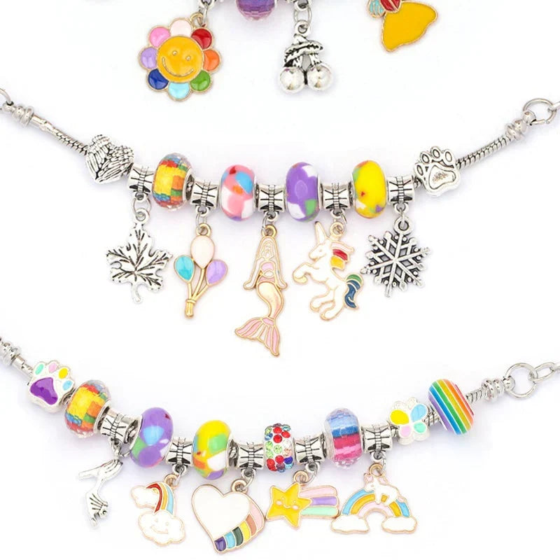 Set per braccialetti fai da te – ore creative con perline e ciondoli