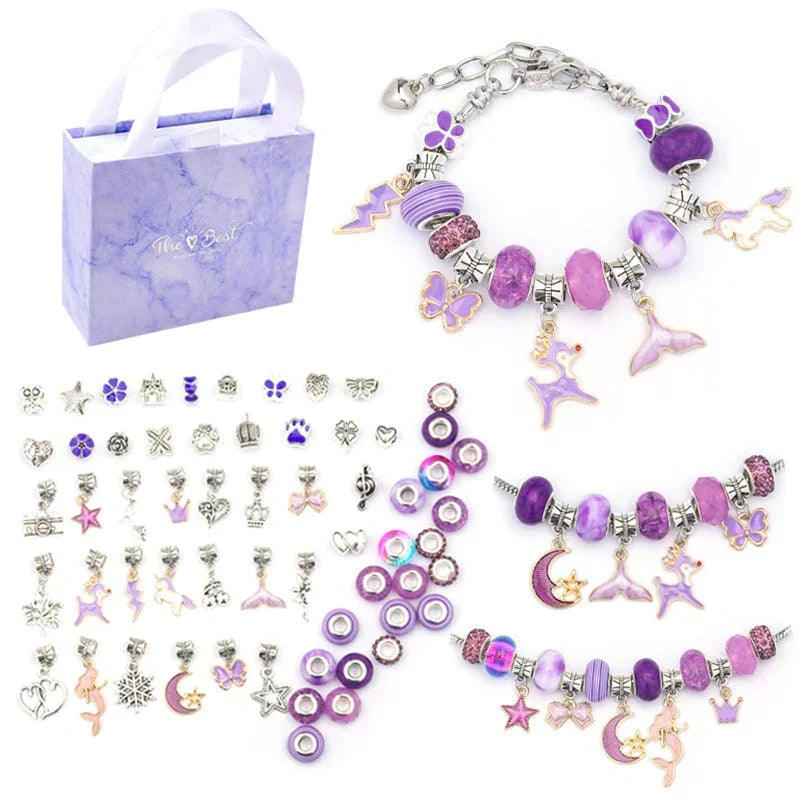 Set per braccialetti fai da te – ore creative con perline e ciondoli