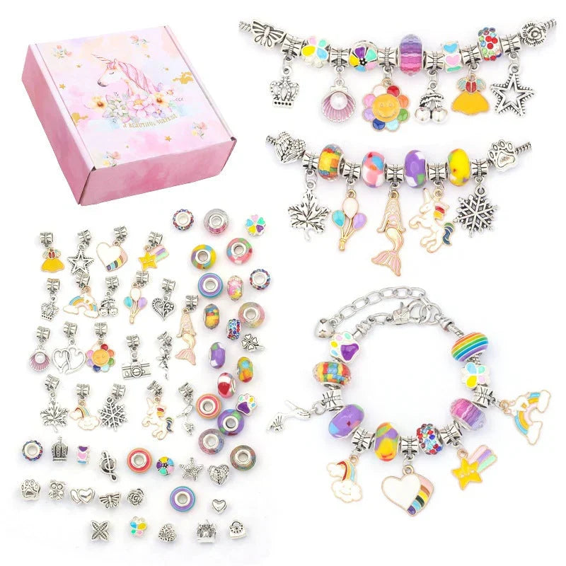 Set per braccialetti fai da te – ore creative con perline e ciondoli