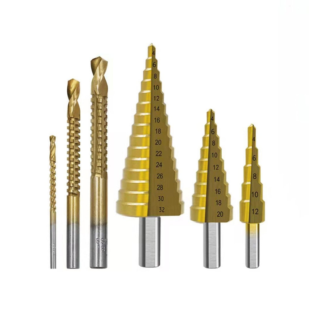Set punte al titanio TitaniumPro per metallo e legno