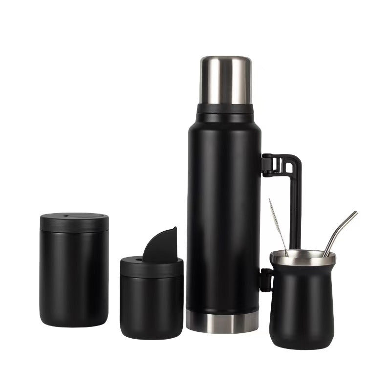 Set termos elegante con tazza da viaggio per donna