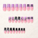 Set unghie quadrate artistiche